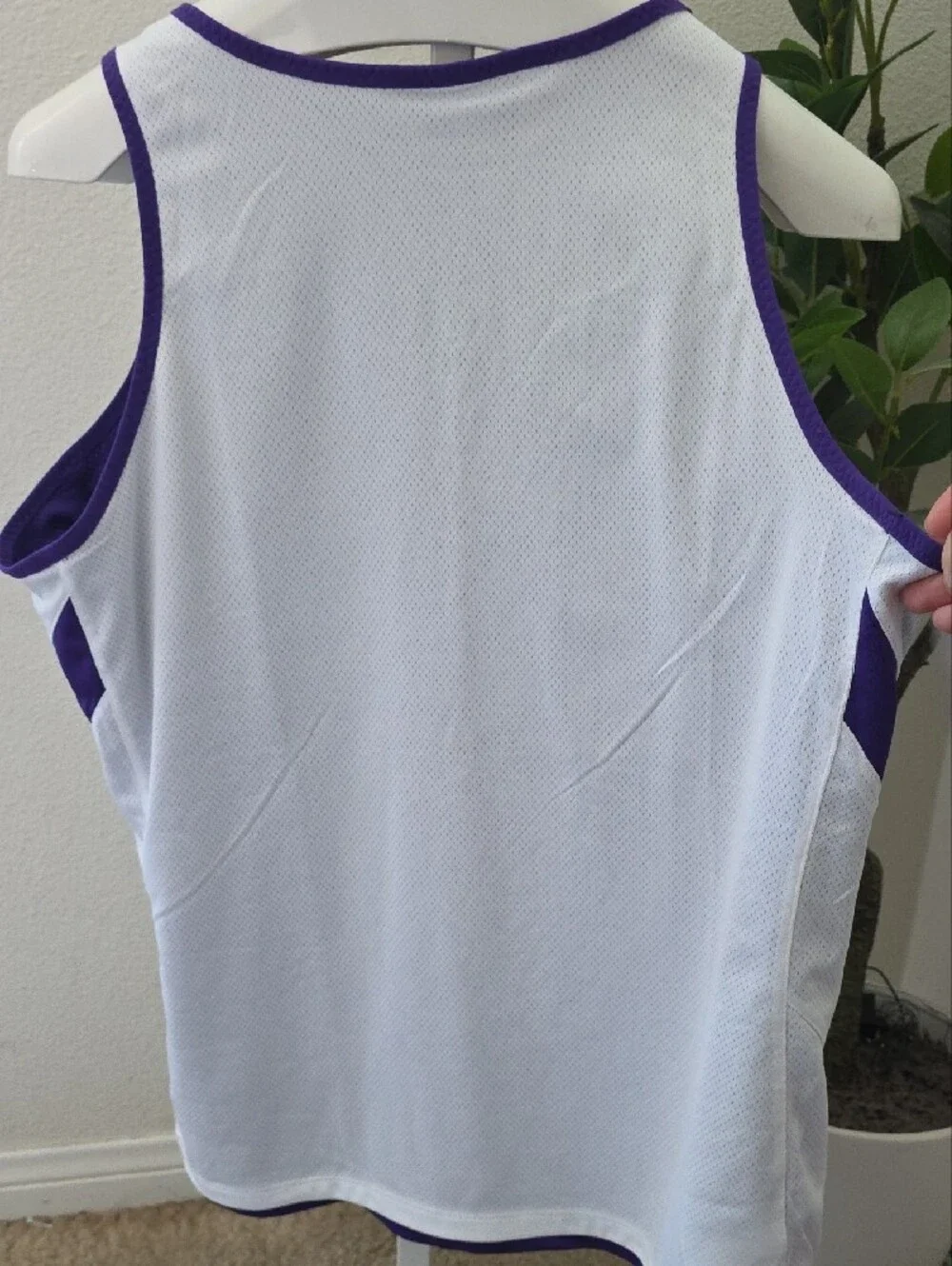 Nike Womens Size XXL Dri-FIT Reversible Basketball Practice Jersey Purple White